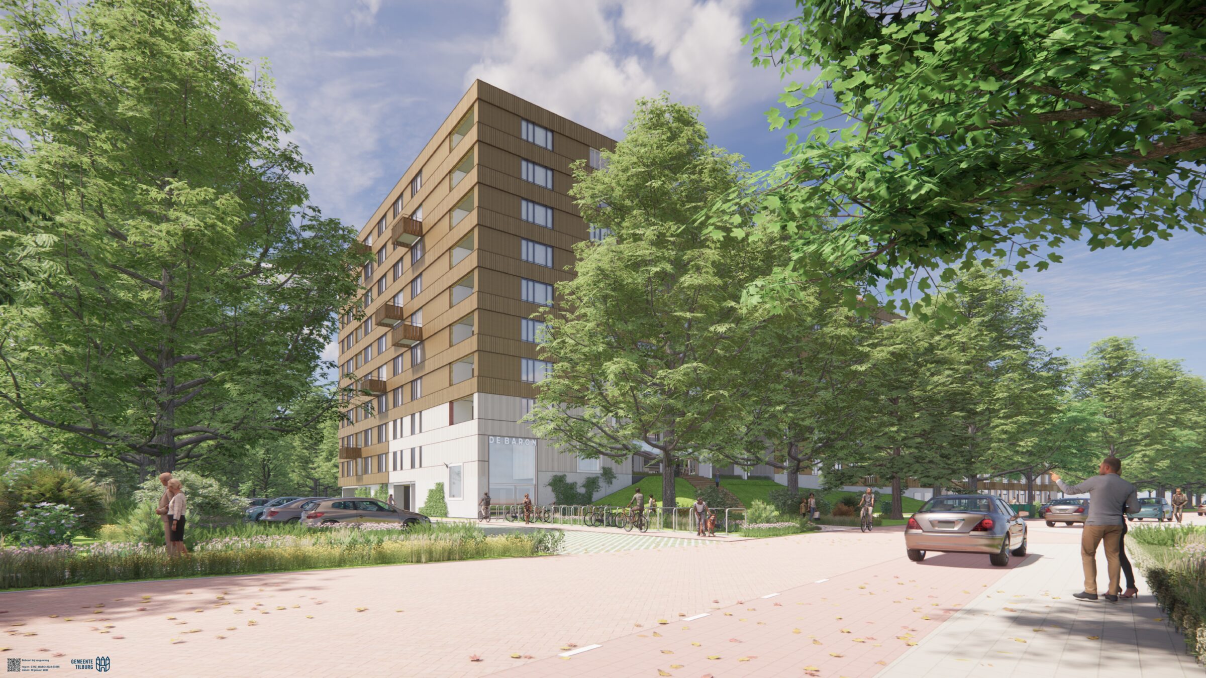 De Baron Tilburg _v_Afbeelding~impressie vanaf Van Limburgstirumlaan~15-09-2023_page-0001