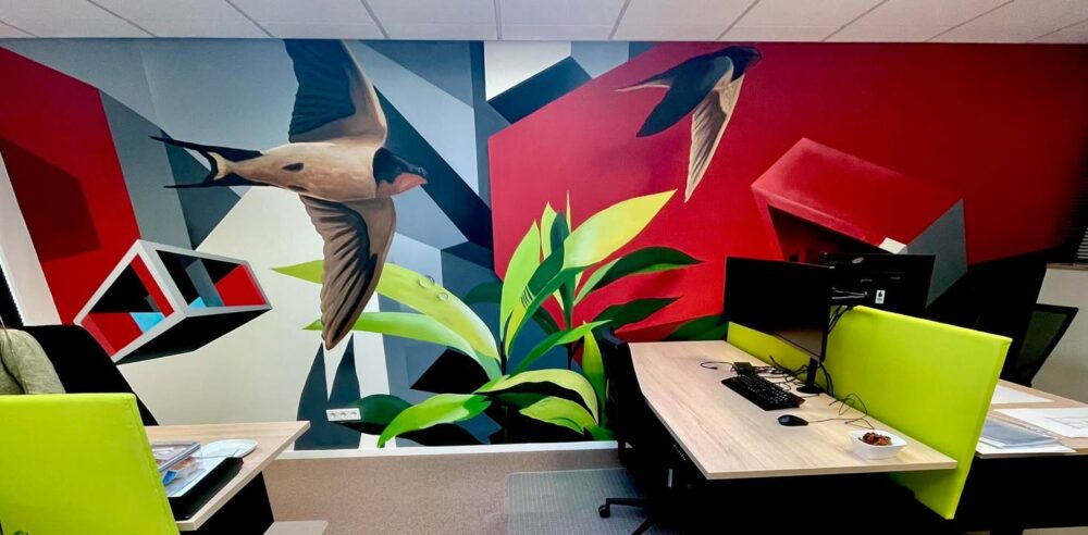 De murals zijn af En