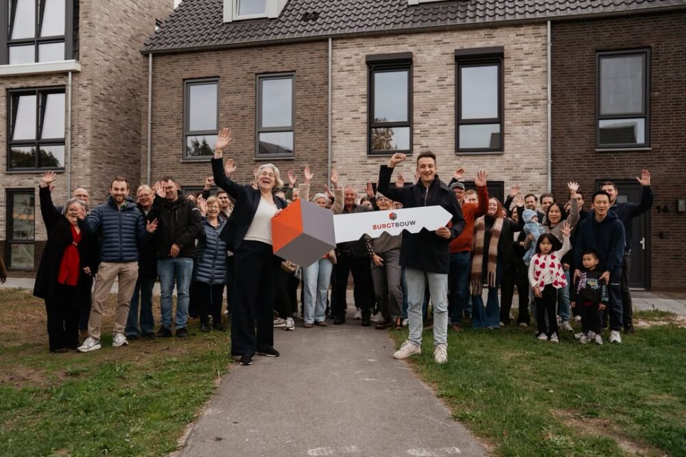 Een feestelijk moment aan het
